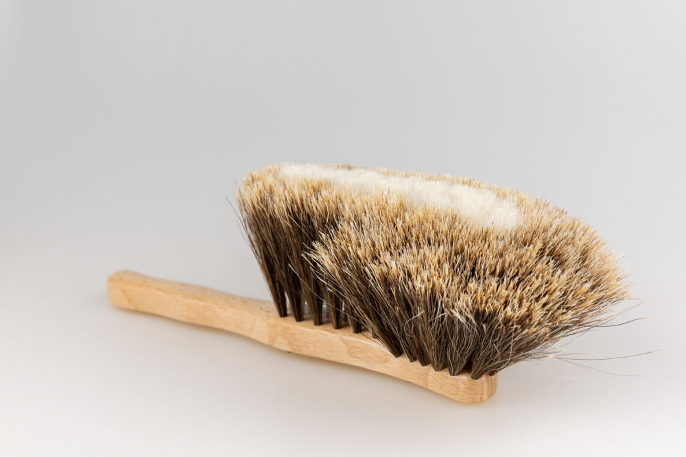 Preview: Kleiner Parketthandfeger geschwungen Spezial